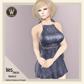Wicca's Wardrobe - Iris Dress [Indigo] [BOXED]
