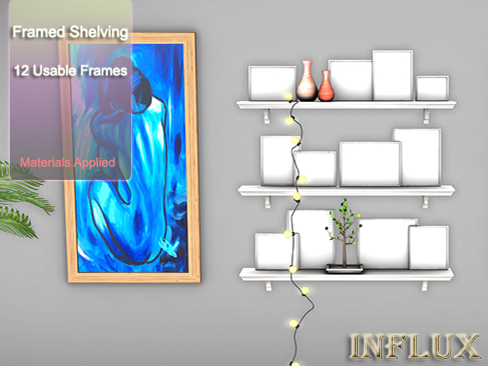 InFlux - Framed Shelving (W)