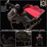 GD MESH FULL PERM SLEDGE MYTHOLOGICAL FRIEZE
