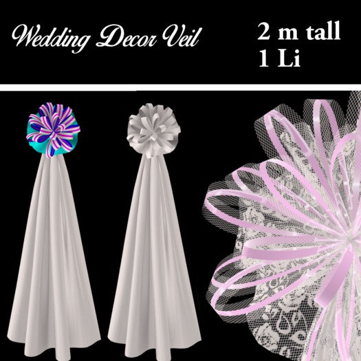 Wedding Decor Veil - Full Perm