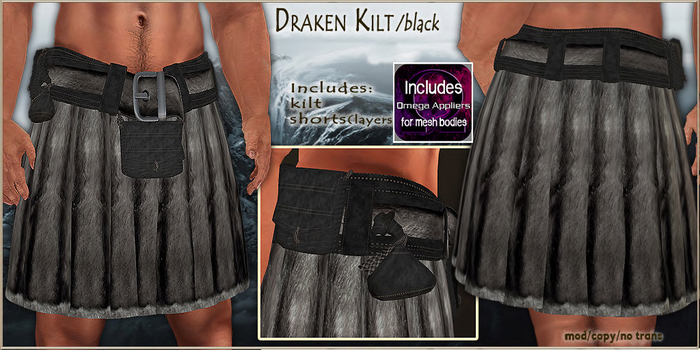 Draken Kilt T.E.D. /BLK-BOXED