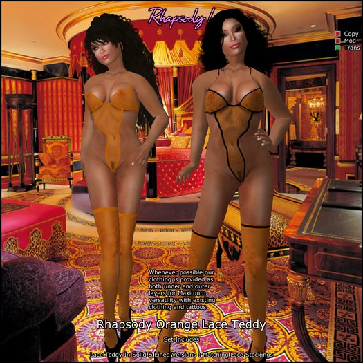 Rhapsody Orange Teddy