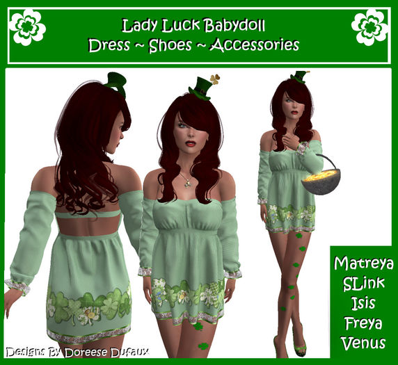 LUCKY LADY BABYDOLL SLEEVES BOX