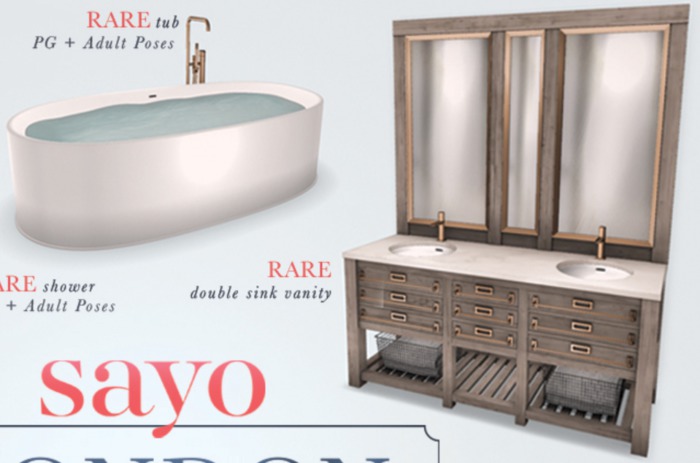 SAYO - London Lavatory Gacha - Tub - RARE