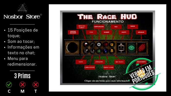 [NS] The Rage HUD - Funcionamento [PT]