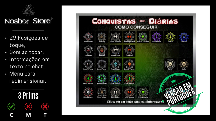 [NS] Conquistas Diarias - Como Conquistar [PT]