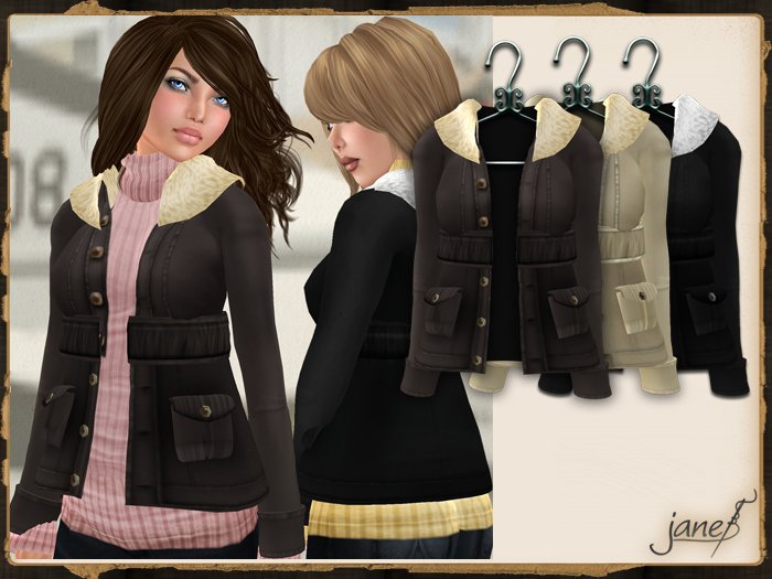 JANE - aviator jacket.greedy