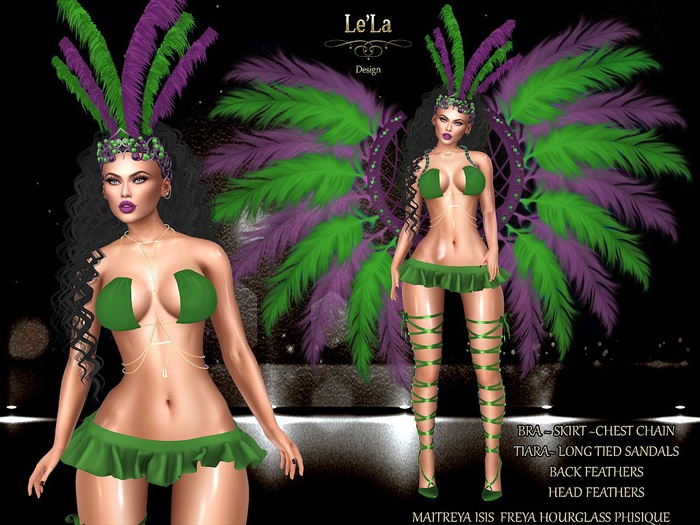 {Le'La} Mardi Gras Queen Costume