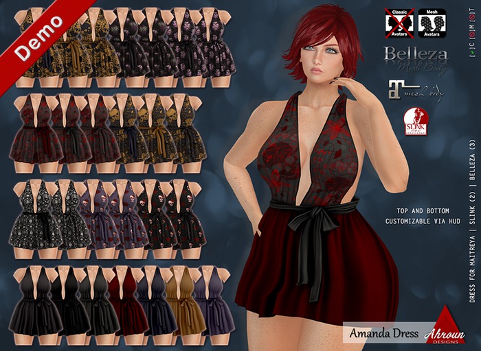 [Ahroun Designs] Amanda Dress DEMO (Add)