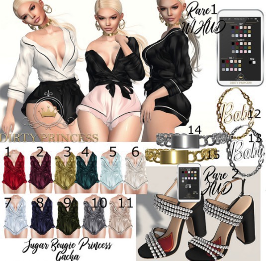DIRTY PRINCESS- Sugar Bougie Princess -LARA- 10 COMMON