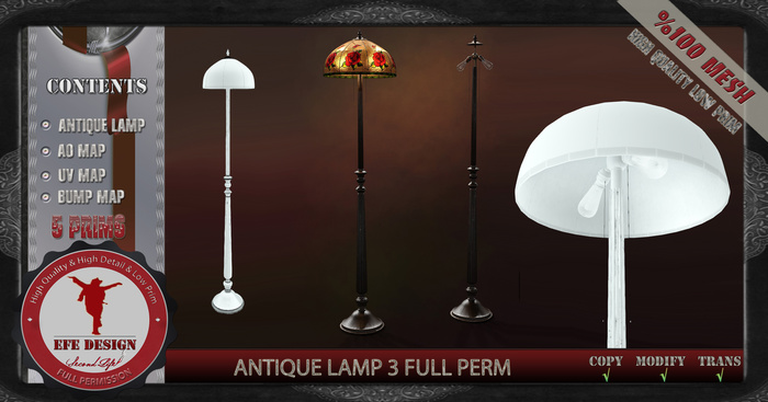 Antique Lamp 3 Full Perm / Efe Design