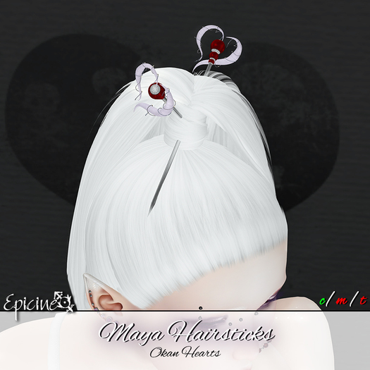 Epicine - Maya Hairsticks - Okan Hearts