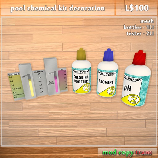 [REZ] Pool Chemicals Decoration