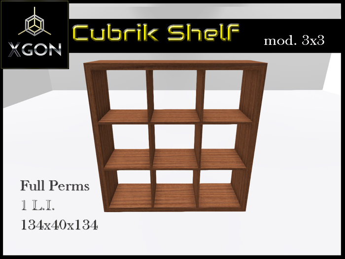 XGON - Cubrik Shelf 3x3