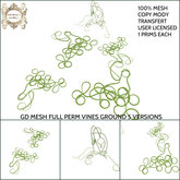 GD MESH FULL PERM VINES GROUND 5 VERSIONS