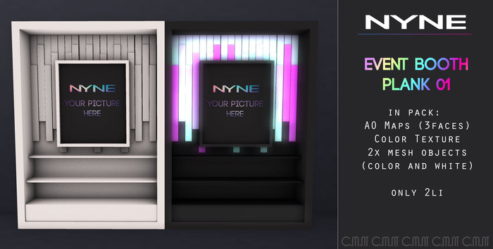 [NYNE] Wall Display - Event Booth - plank 01