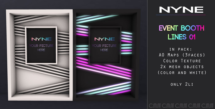 [NYNE] Wall Display - Event Booth - Lines 01