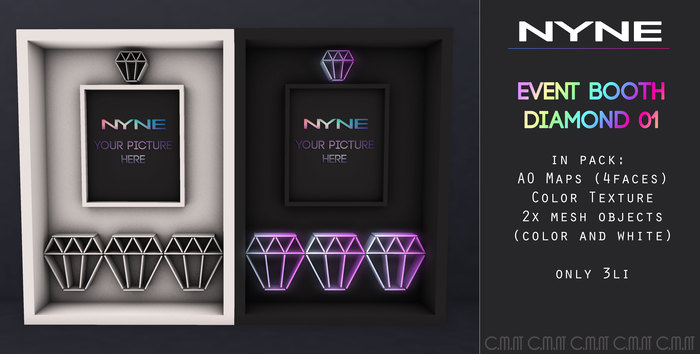 [NYNE] Wall Display - Event Booth - diamond 01