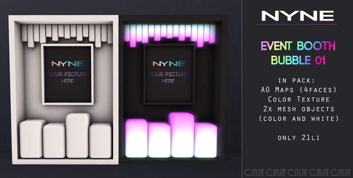 [NYNE] Wall Display - Event Booth - bubble 01