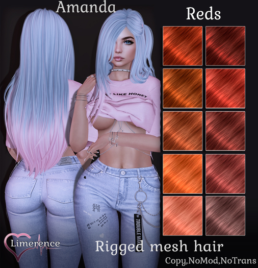 {Limerence} Amanda hair-Reds