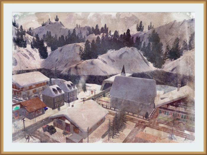 Di Anna Gosau - Austria - Watercolor