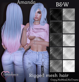{Limerence} Amanda hair-B&W