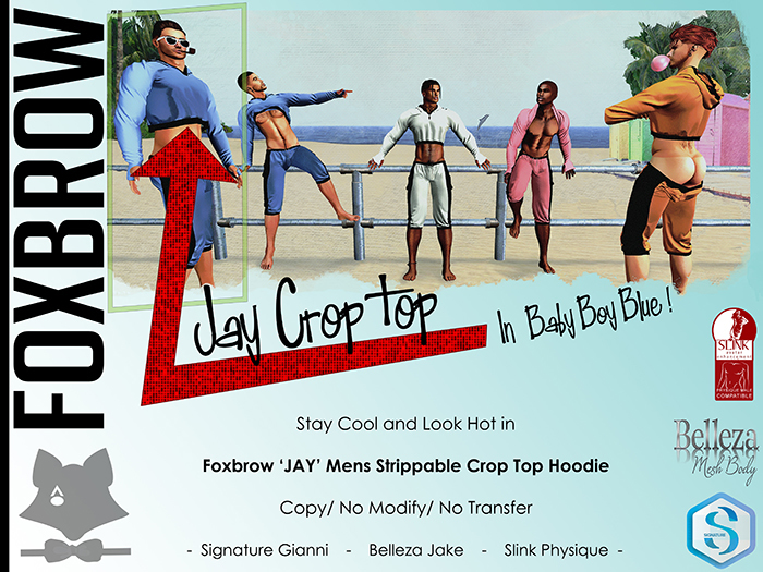 Foxbrow : Jay : Baby Boy Blue (Wear Me)