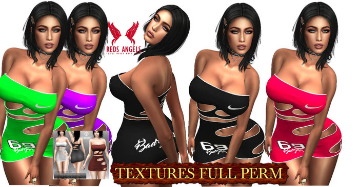 AJ_[GUNSHOT] Beena Outfit - Top&Skirt - 1 _FULL PERM TEXTURES