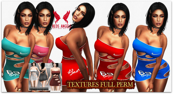 AJ_[GUNSHOT] Beena Outfit - Top&Skirt - 2 _FULL PERM TEXTURES