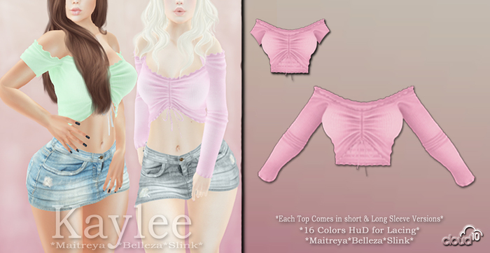 CLoUD10 - KayLee Ruched Top -  Pink (BOX) ADD ME