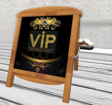 Second Life Marketplace - VIP Only Tent Sign