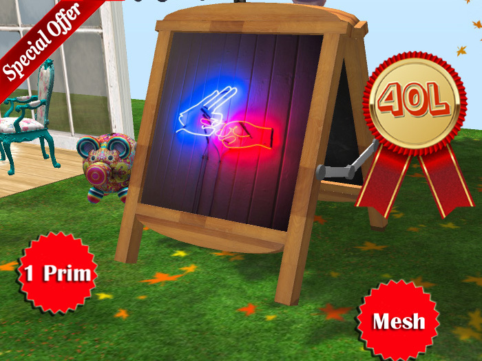 Hole Tent Sign