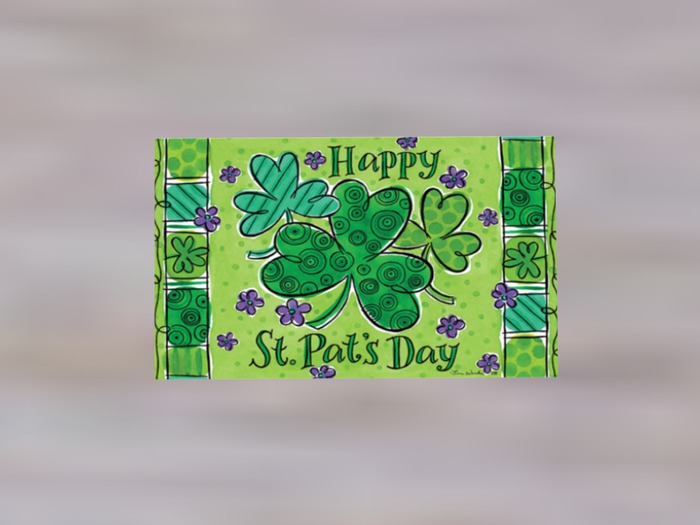 Happy St. Pats Day Doormat