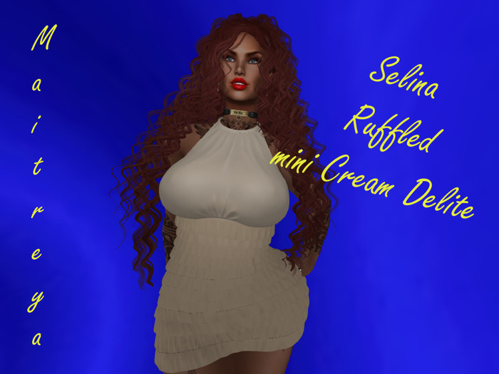Angie's Selina  Ruffled mini Cream Delite