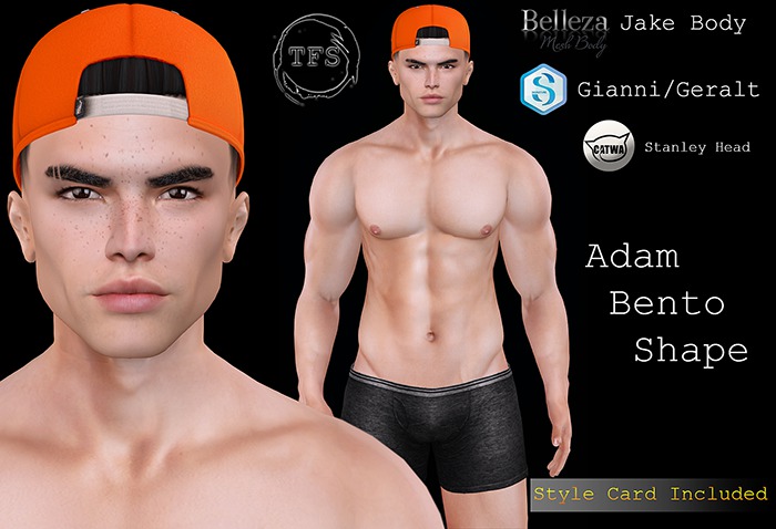 TFS - Adam Bento Shape Catwa Head Stanley