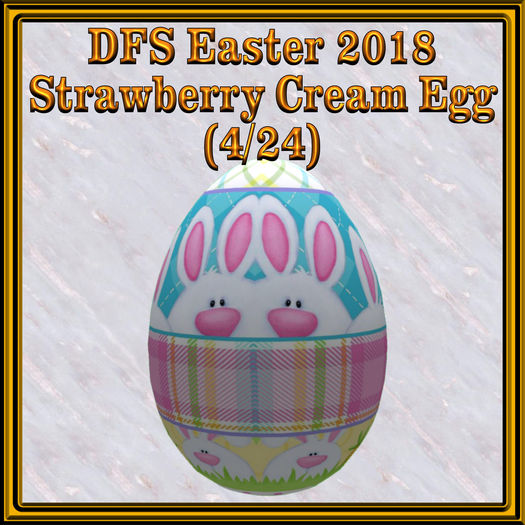DFS Easter 2018 Strawberry Cream Egg (4/24) Texture