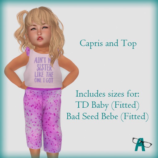 {-A-} TD and Bebe Capri & Tank - Sister