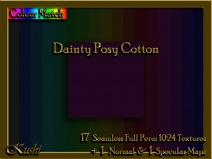 Dainty Posy Cotton Solids Textures