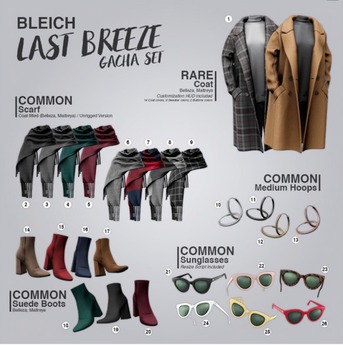 Second Life Marketplace - 5. Bleich - Last Breeze - Scarf Burgundy