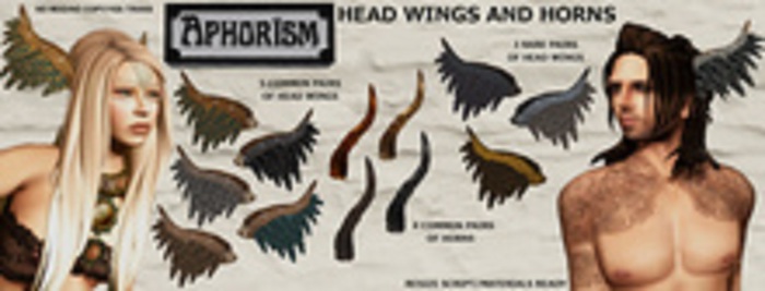 !APHORISM! Antler Horns Silver - Common