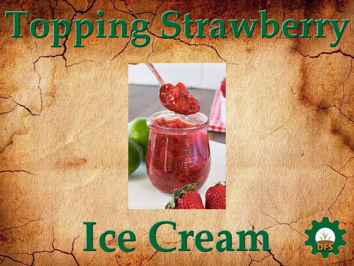DFS Texture Ice Cream Topping Strawberry