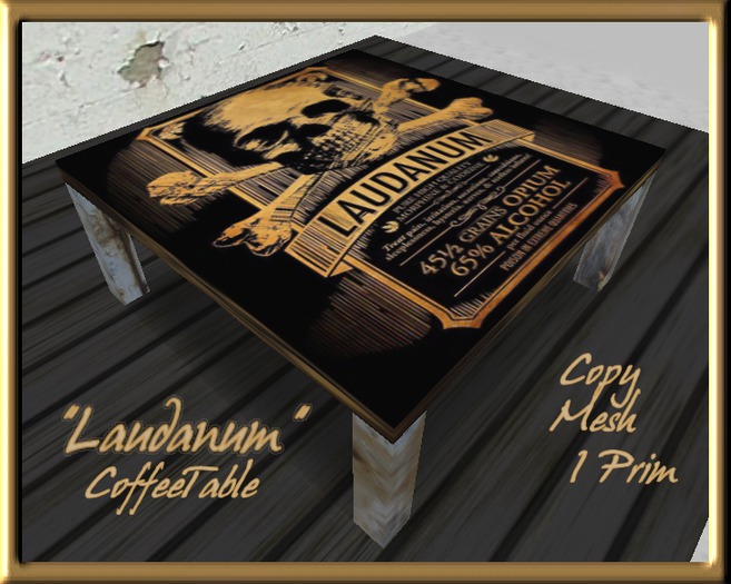 "Laudanum" Coffee Table (Mesh)