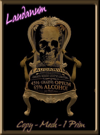 "Laudanum" Victorian Mesh Chair