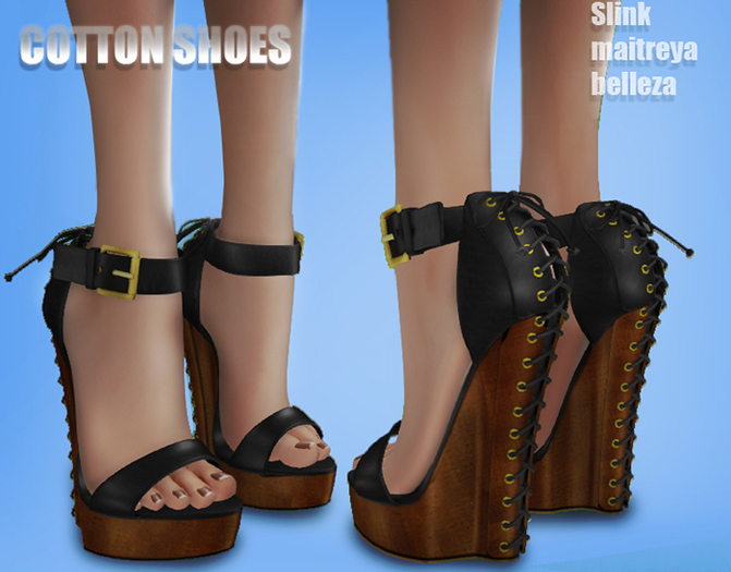 ::Cotton: shoes YAS (noir)