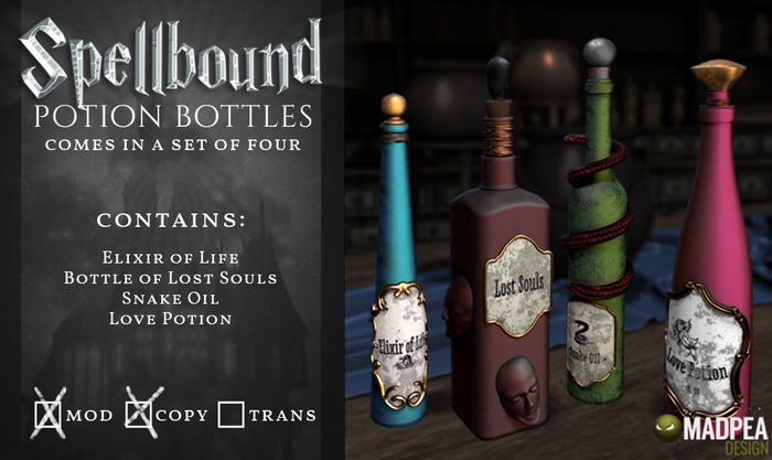 MadPea Potion Bottles [Add Me!] Boxed