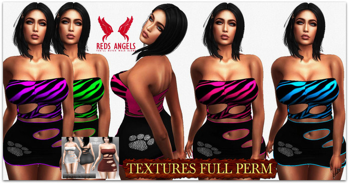 AJ_[GUNSHOT] Beena Outfit - Top&Skirt - 3 _FULL PERM TEXTURES