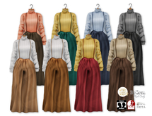 {amiable}Mesh Wide Salopette All In One Dress(FAT PACK)