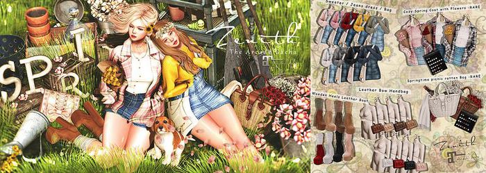 =Zenith=Leather Bow Handbag (Red)