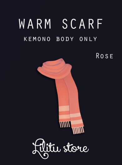 Warm Scarf (Rose) - Lilitu Store