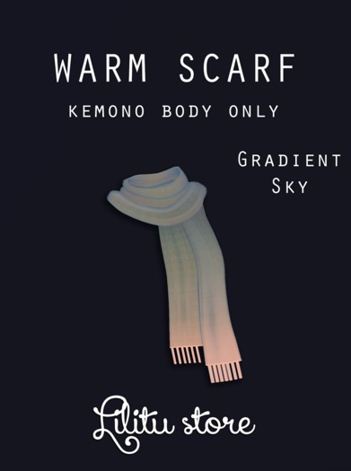 Warm Scarf (Gradient Sky) - Lilitu Store